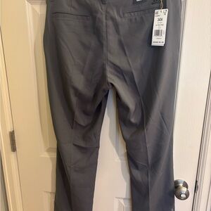 Adidas Men's Charcoal Dress Pants